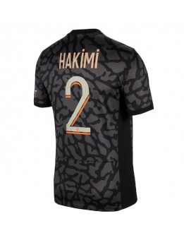 Paris Saint-Germain Achraf Hakimi #2 Ausweichtrikot 2023-24 Kurzarm